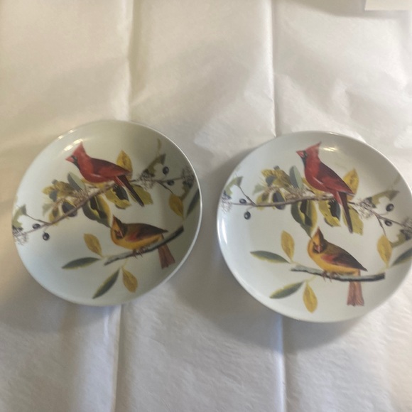 Godinger China Audubon 7.6” dessert plates. - Picture 1 of 2